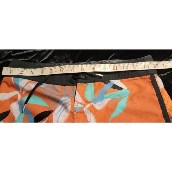 VOLCOM Mod-Tech Board Shorts Unlined Swimming Trunks Men's Size 28 Colorful - Picture 8 of 9